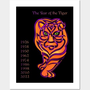 Chinese Tiger Posters and Art